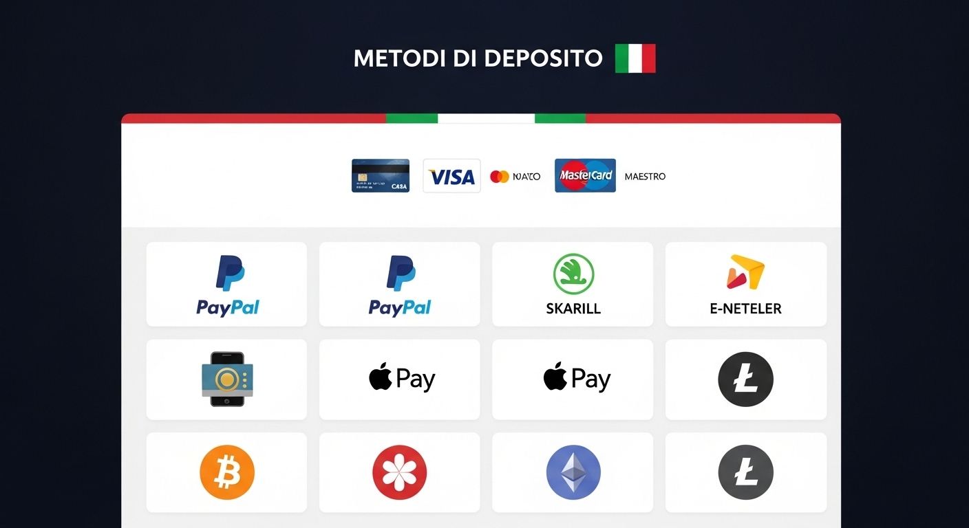Metodi di deposito disponibili instant deposit casino