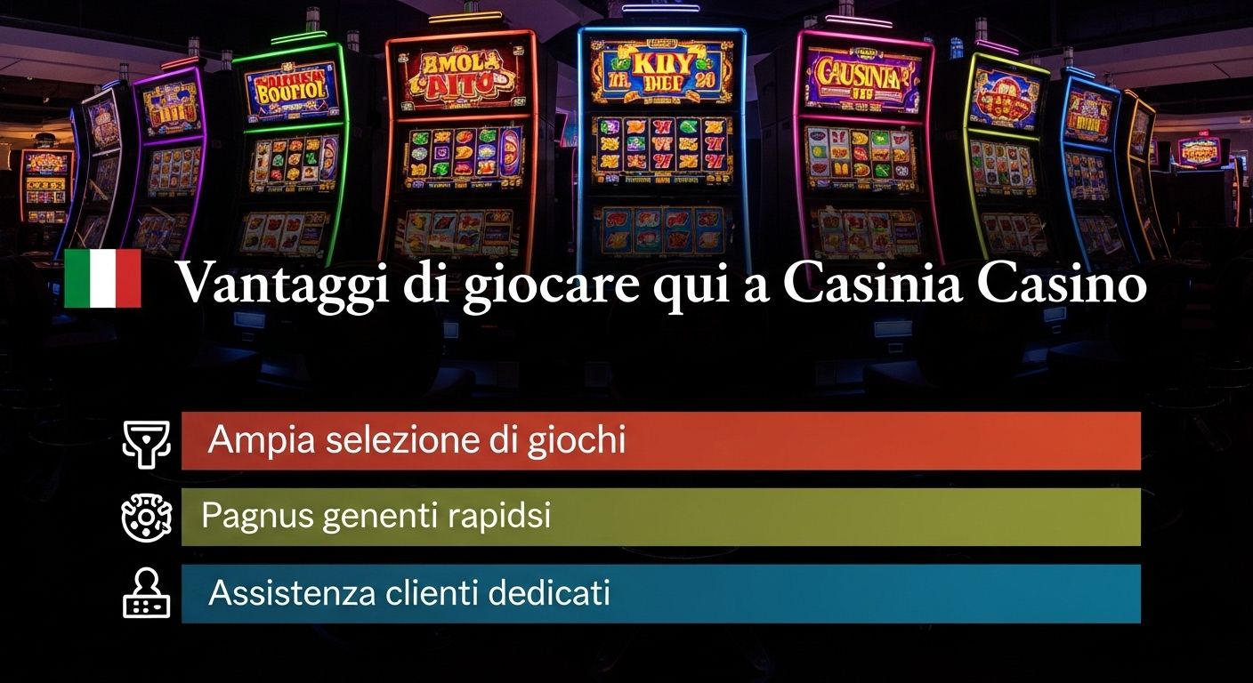 Vantaggi di giocare qui casinia italia